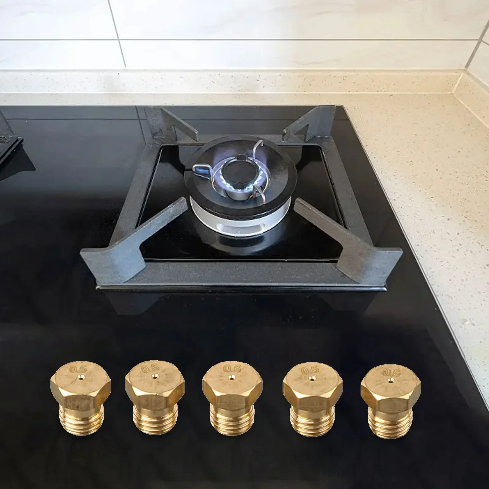 Насадки для домашнего инструмента 5 шт. газовая варочная панель горелки SABAF