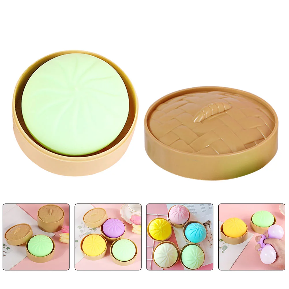 

Food Bundumpling Steamed Fidget Squeeze Kids Stuffed Fake Sensory Squeezing Modelslow Decompression Simulation Relief Pressure