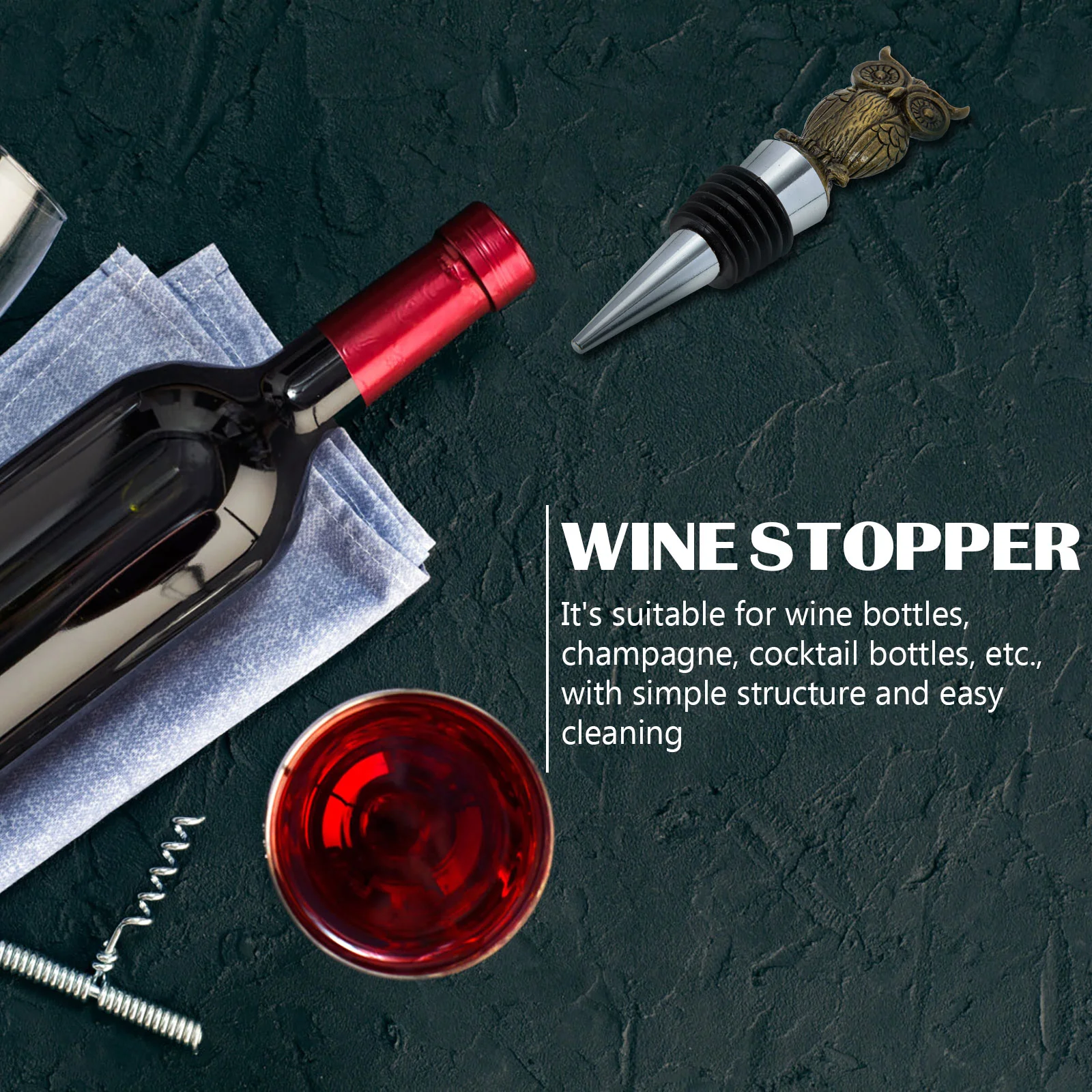 Пробка для животных поставка бутылок не выцветающие пробки из цинкового сплава