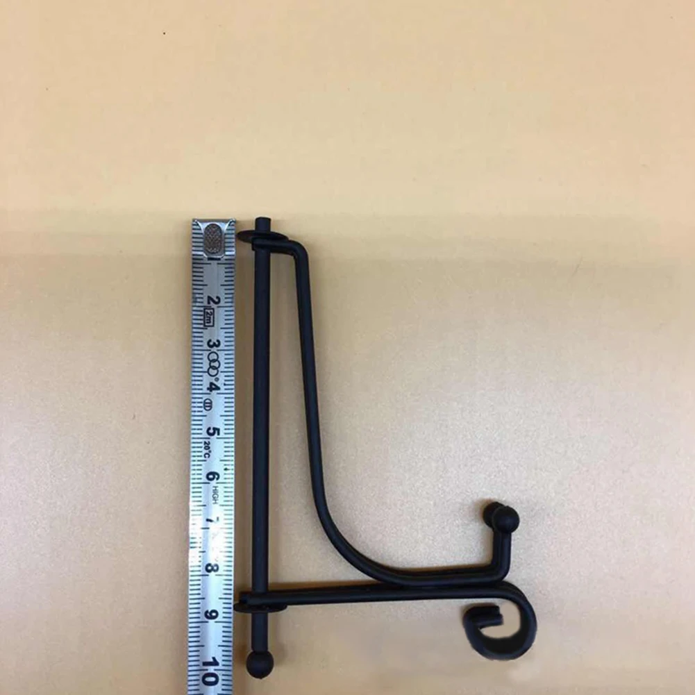 

Storage Stand Tray Support Display Stand Diy Picture Frame Easel Storage Stand Black Iron Plate Photo Pedestal Bowl Rack