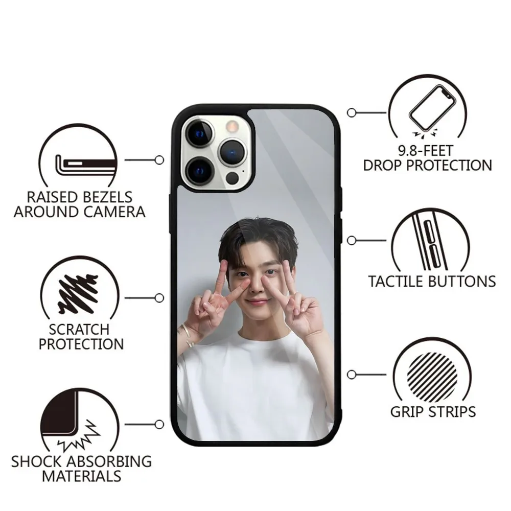 Actor K-Kang S-Song Phone Case For iPhone 16 15 14 13 12 11 Plus Pro Max Mini Magsafe Magnetic Wireless Charging