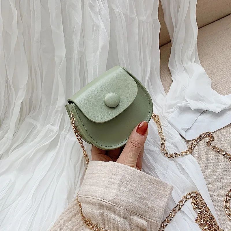 

2023 New Single Shoulder Crossbody Bag Women's Trend Versatile Chain Small Round Bag Fashion Simple Change Bag Women