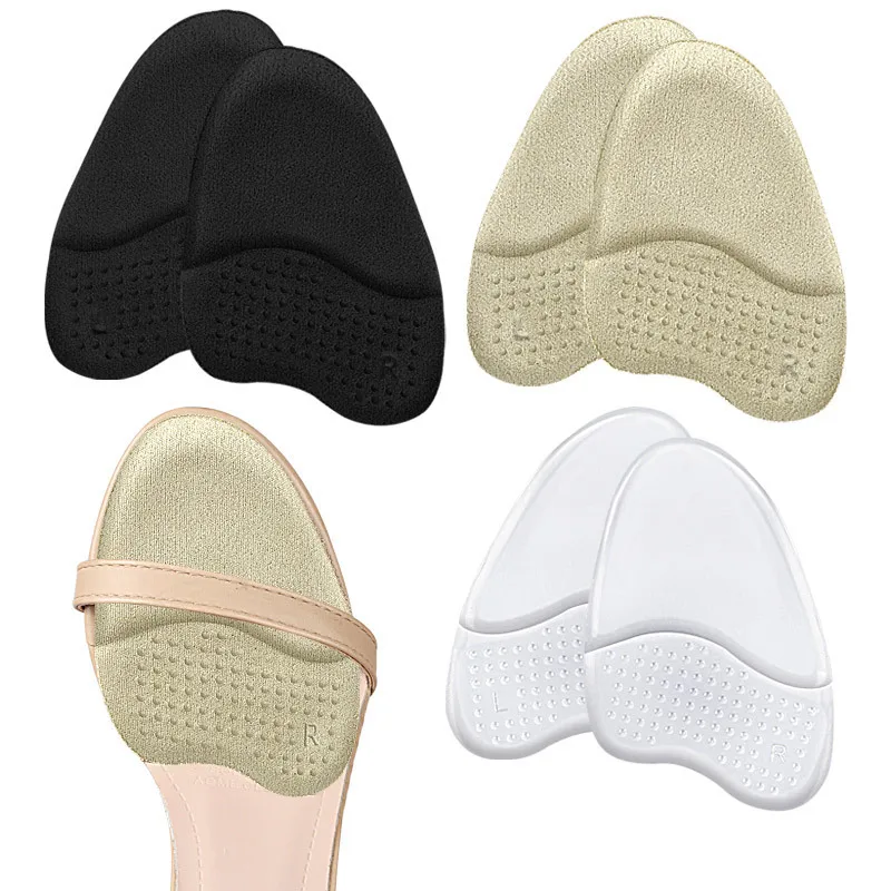 

Forefoot Insert Cushion Pads Women Soft Orthopedic Insoles High Heels Insoles Anti-slip Foot Pain Relief Pads Gel Shoe Insert
