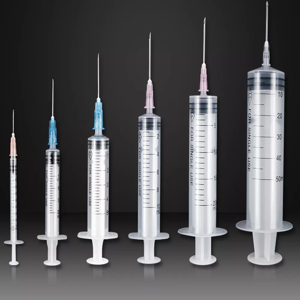 30pcs Disposable Plastic sterile injection syringe, Liquid Syringe with Needle 1/2/5/10/20/30ml for Industrial use