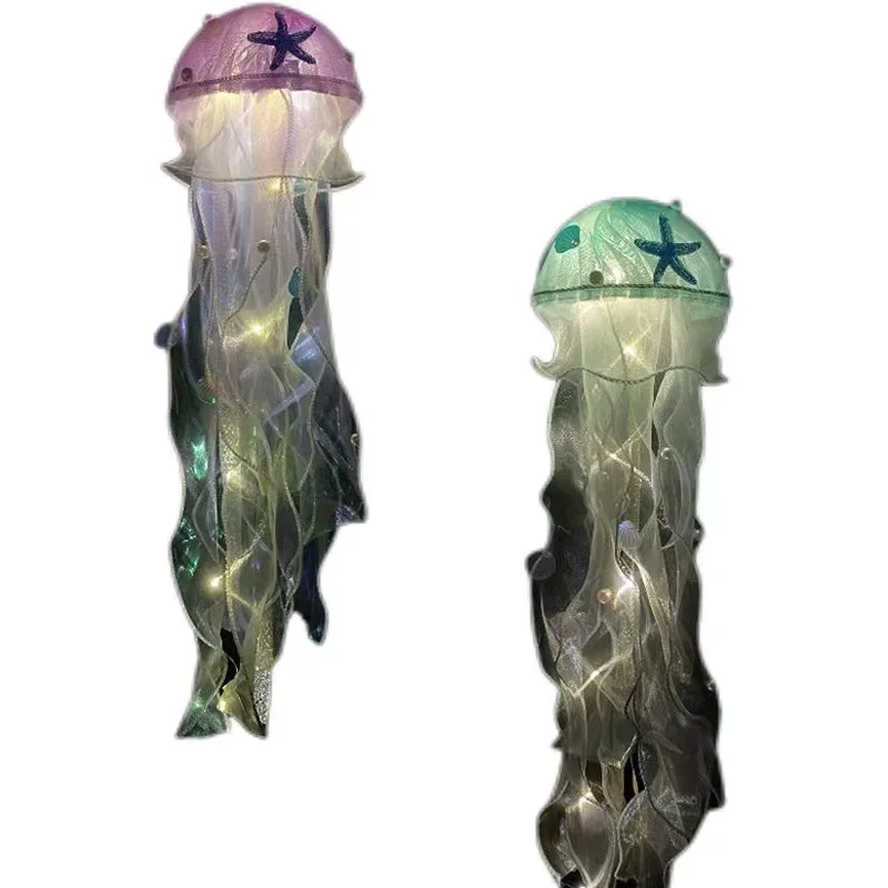 Портативная Цветочная лампа в виде медузы лампы для декора комнаты девочки