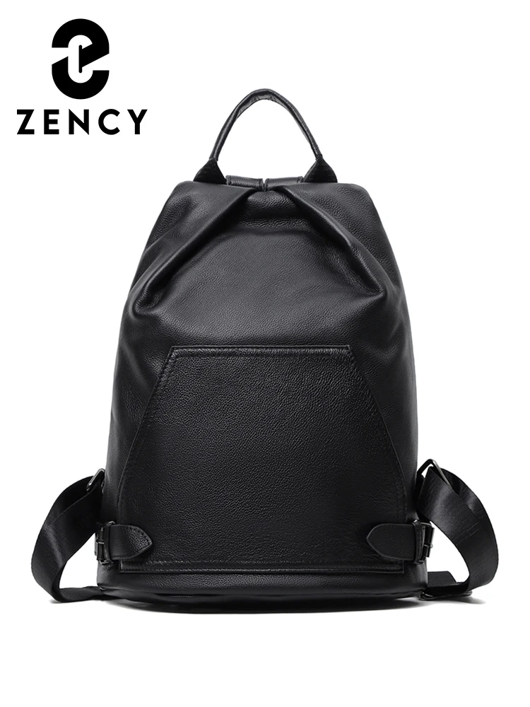 

Zency New Winter Women's Genuine Leather Bags Anti Theft Large School Bag Designer Backpack Female Travel Shopper A4 Satchel