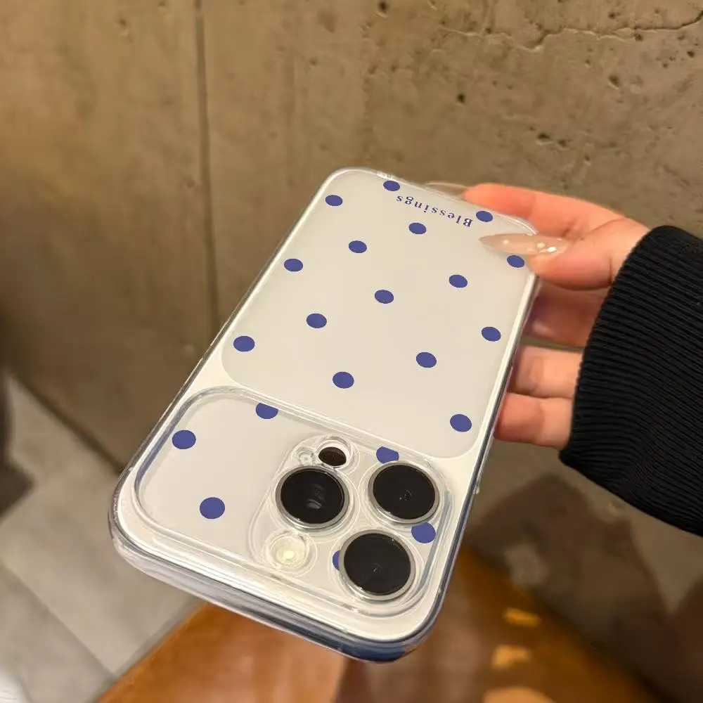 Фото Прозрачный чехол с простым волнообразным узором, подходящий для iPhone 17, 16, 15, 14, 13, 12, 11 Pro/Max/Plus, противоударный и устойчивый к падениям. №3