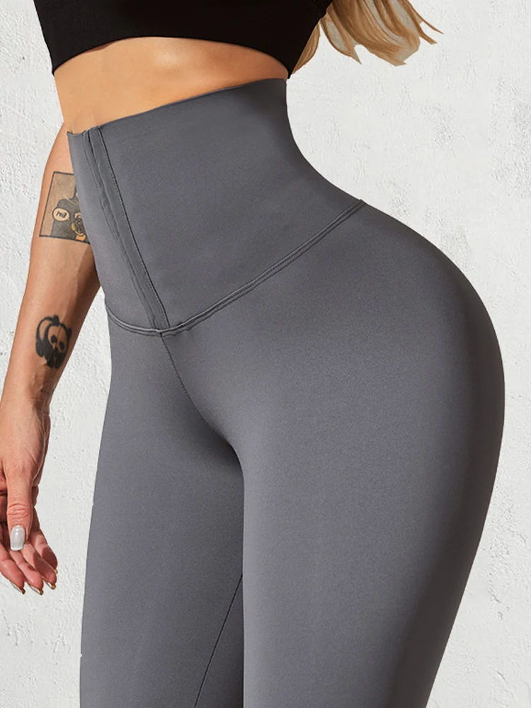 

Леггинсы женские спортивные пуш-ап с двойным рядом пуш-ап