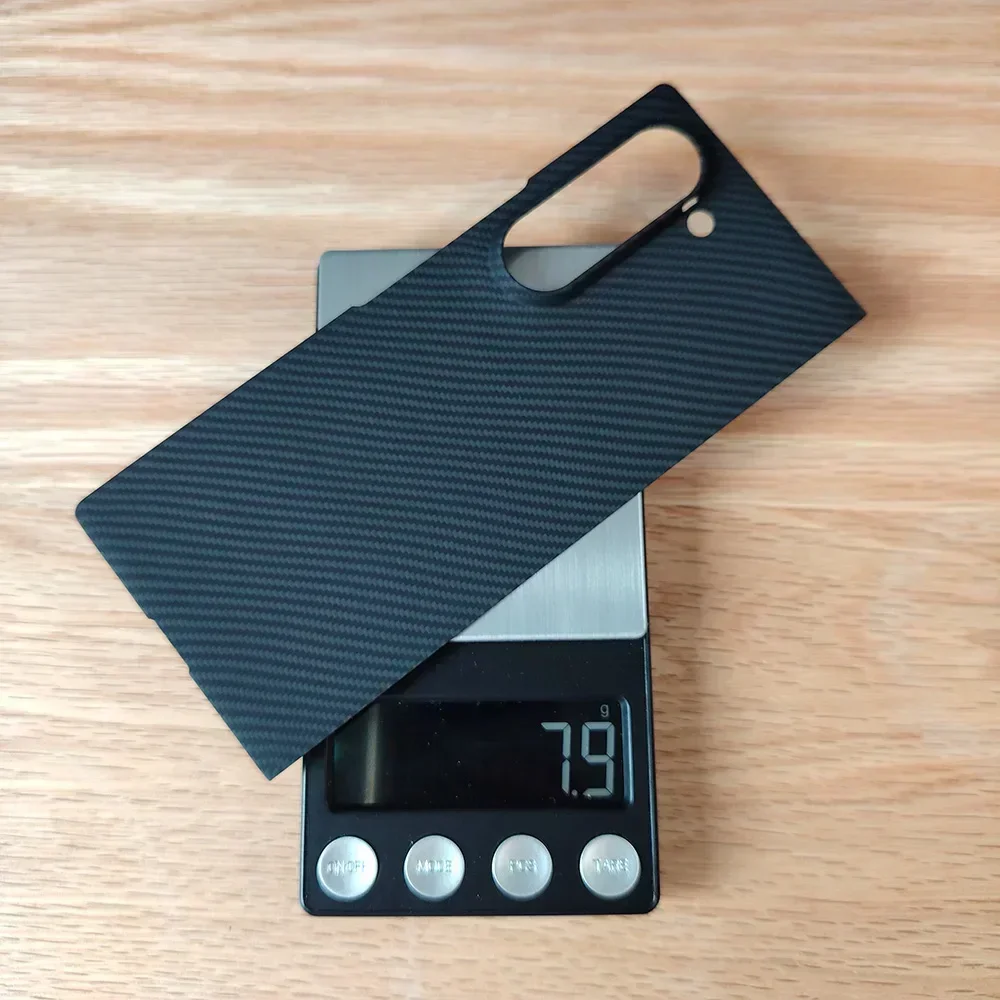 HKSN чёрный чехол для Samsung Z Fold 6 кевлар Арамид углеродное волокно геометрический