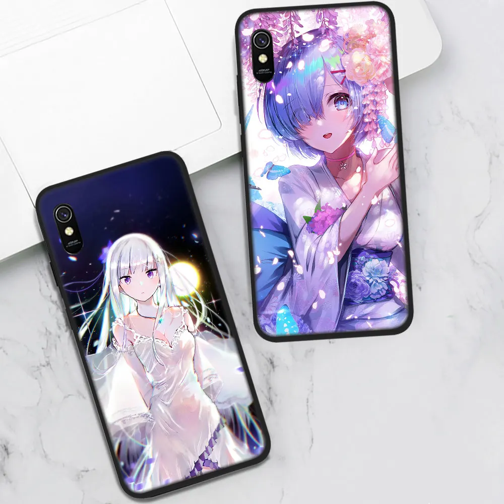 Чехол IL72 Re Zero Ram Rem для Redmi Note 8 9 Pro Max 8T 8A 9A 9T 9S 9C NFC Prime |