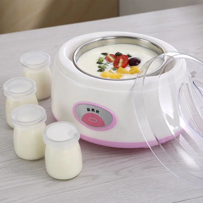 

Machine Servir Helado Small Home Appliance Of Natto Rice Wine Cup Yogurt 1 Liter Stainless Steel Household Mini Automatic