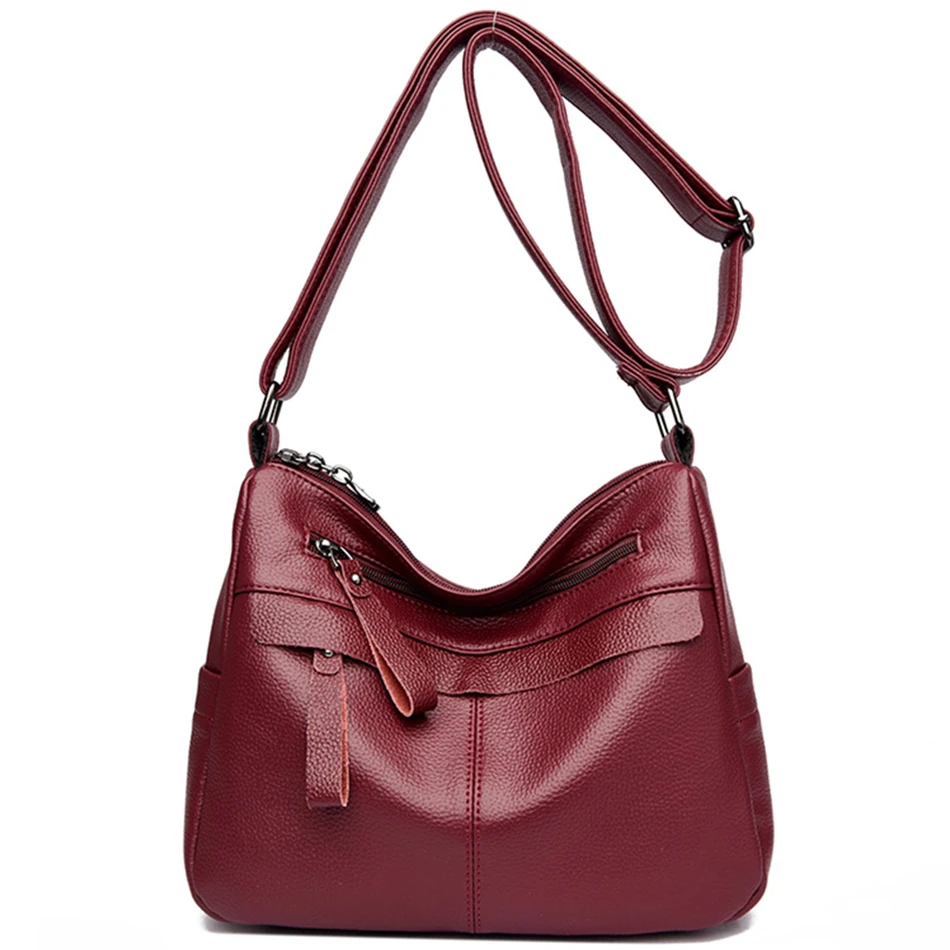

Высококачественные роскошные сумочки из мягкой кожи, кошельки 2023, трендовая Фирменная женская сумка, дизайнерские женские сумки через плечо для женщин