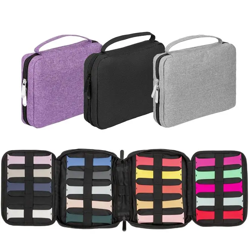 Professinal Portable Watch Organizer for Apple Watch Strap Travel Carrying Case Watchband Storage Bag Pouch Watch Bags