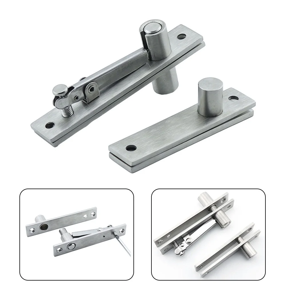 

Door Pivot Hinges 360 Degree Rotating Axis Conceal Hinges Heavy Duty Wooden Door Up And Down Locating Shaft Furniture Hardware