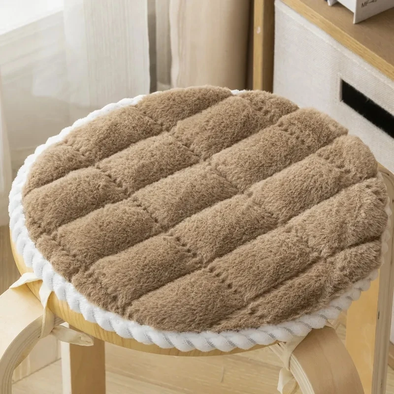 

Круглая фланелевая подушка для стула 25-50 см