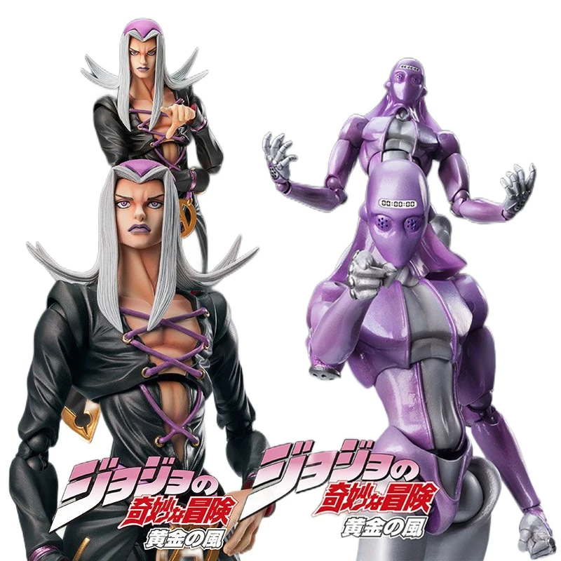 

In Stock Original MEDICOS-E SUPER ACTION STATUE JoJo's Bizarre Adventure Leone Abbachio&Moody Blues Action Figure Toy