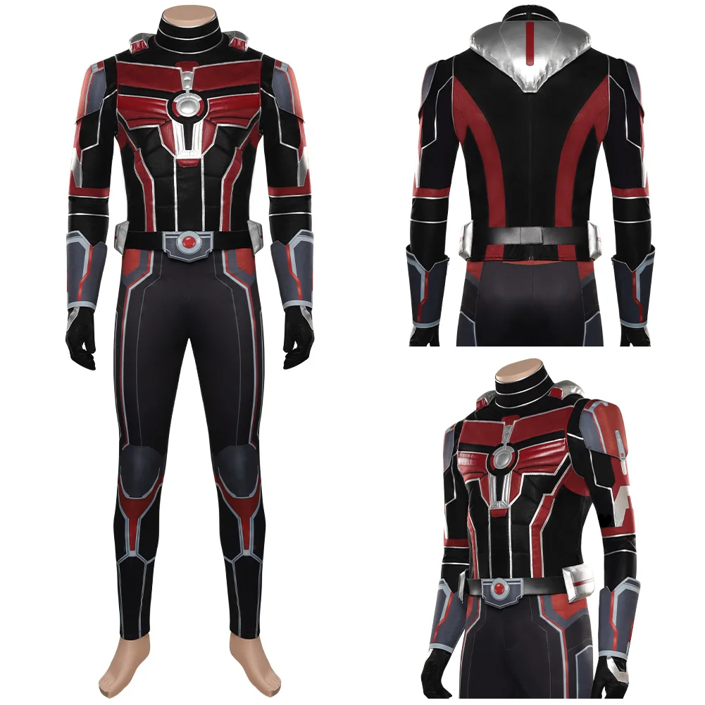 

Wasp: Quantumania Ant Cosplay Man Cosplay Costume Top Pants Gloves Halloween Carnival Disguise Suit