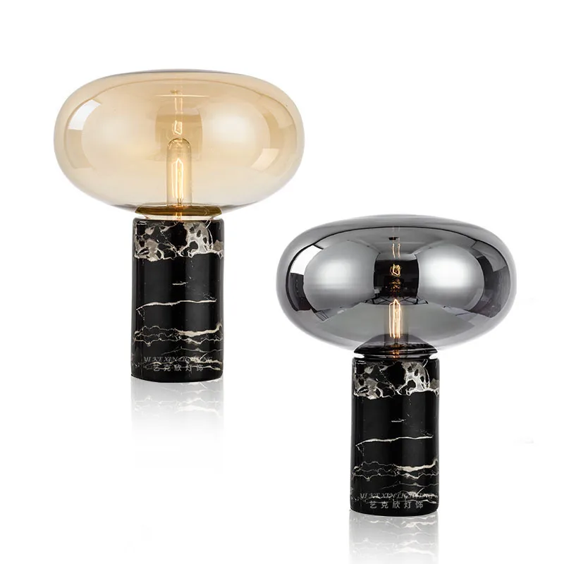 Стеклянный шар абажур