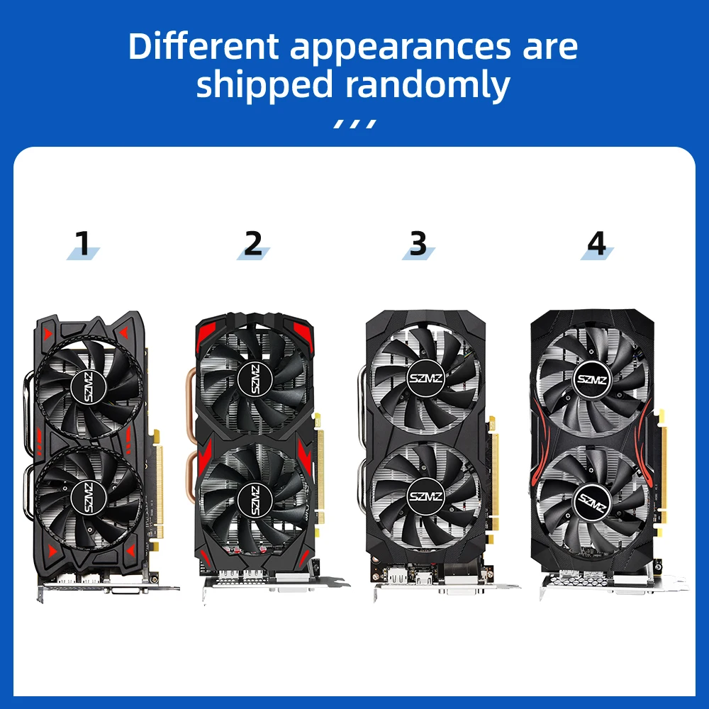 Восстановленная 100% оригинальная видеокарта Radeon RX 580 8 ГБ GDDR5 256Bit графическая карта