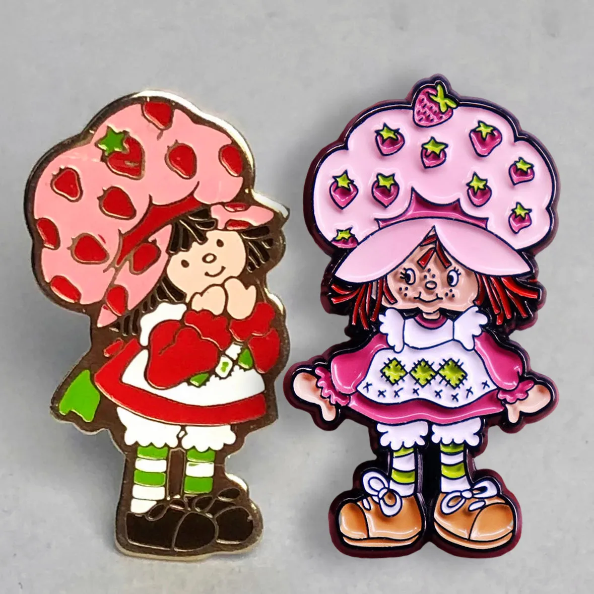 

Kawaii Strawberry Shortcakes Girl Mini Enamel Brooch Pin Brooches Lapel Pins Badge Jacket Jewelry Accessories Fashion Gifts