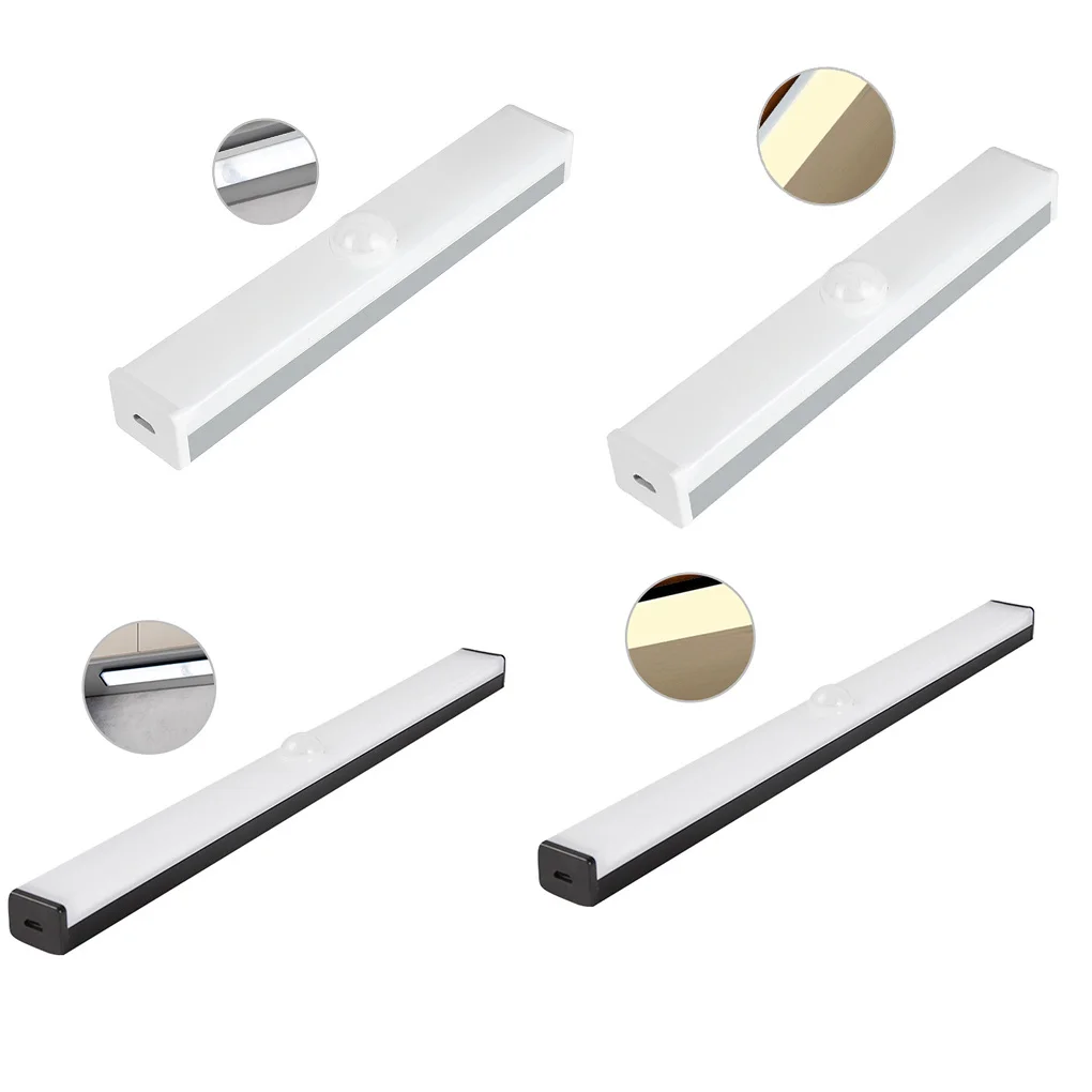 

Cupboard Light Home Supplies Sensor Lamp 80mAh Fine Workmanship Household Accessories LED Bulb Silver Warm Light