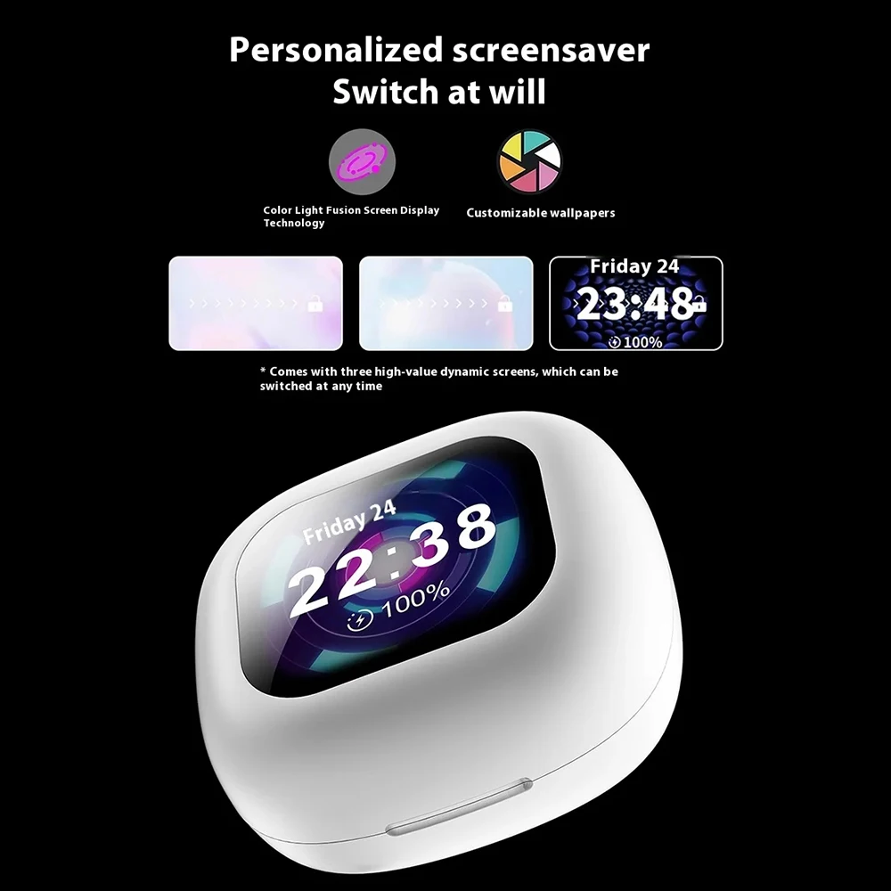 Беспроводные наушники с сенсорным экраном Bluetooth 5 4 Hi-Fi стерео ENC шумоподавлением и