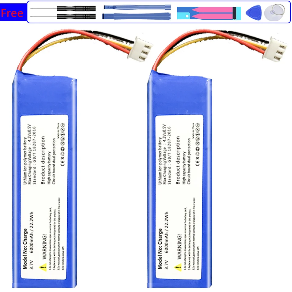 

Speaker Battery 6000mAh for JBL Charge Bluetooth Speaker