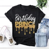 birthday squad party shirt 100 cotton lady clothes fashion o neck short sleeve tees streetwear female clothes y2k drop shipping