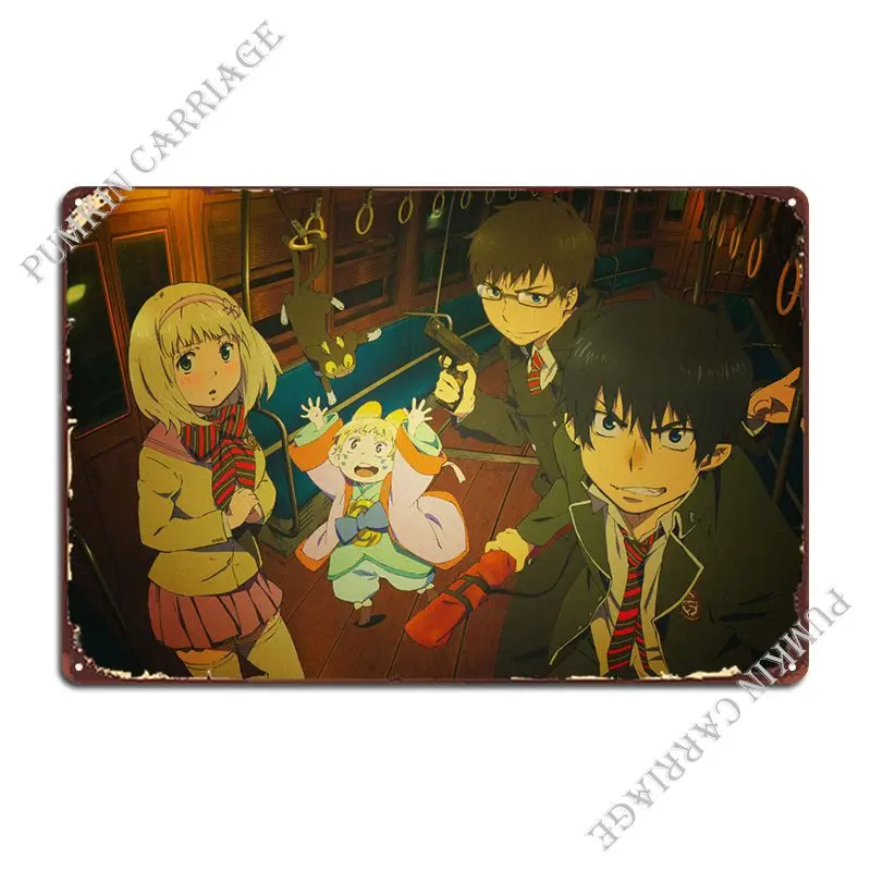 

Anime Blue Exorcist Metal Sign Party Create Wall Cave Designer Wall Decor Tin Sign Poster
