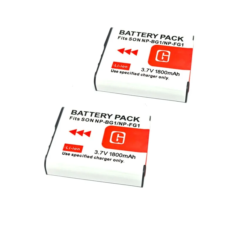 Фото Новый аккумулятор для камеры 1800 мАч 3,7 В NP-BG1/NP-FG1 + зарядное устройство для SONY DSC W300 W200 W270 W290 WX10 H70 W210 W170 H50 H10 H9 HX5C T100 №5