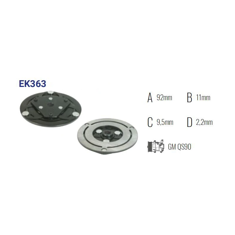 Clutch Hub Gm Qs90 For Opel Mokka / Adam 95059818 / Akt200a4408a / Akt011h403g