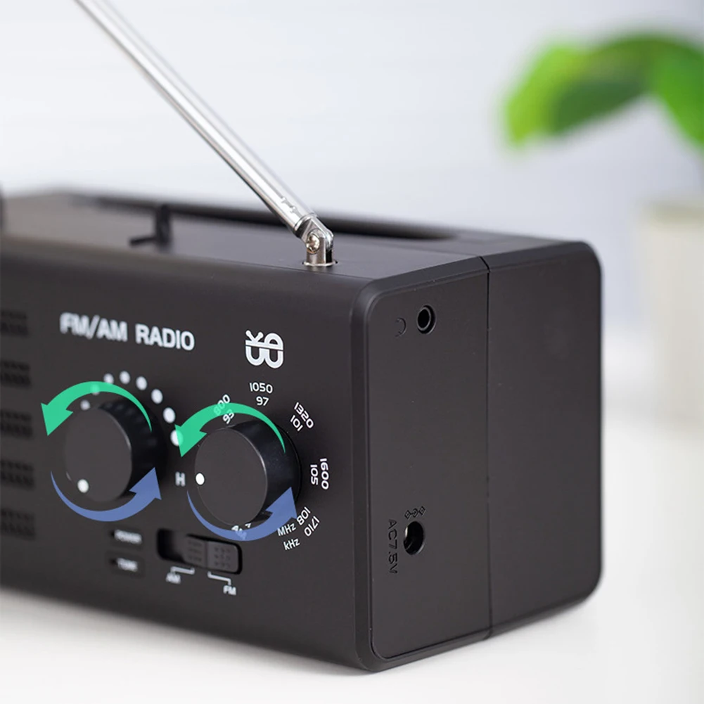 Портативный Высококачественный Радиоприемник FM AM С Мощным Стабильным Сигналом