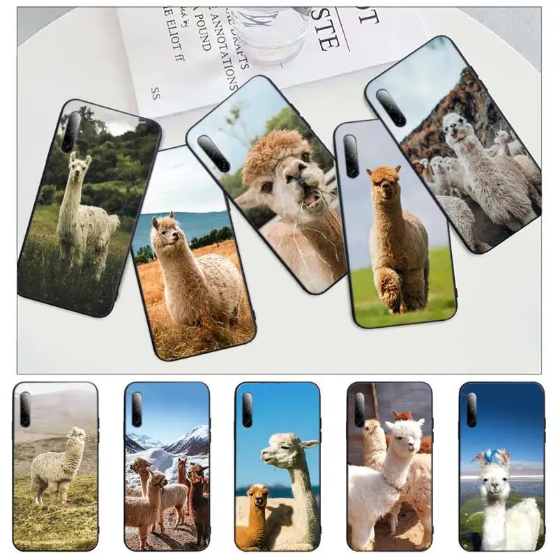 

Alpaca Cute funny animal Phone Case For iphone 12 11 13 7 8 6 s plus x xs xr pro max mini shell