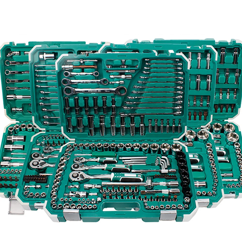 

2023 New Tool Set Hand Tools for Car Repair Ratchet Spanner Wrench Socket Set Professional Bicycle Car Repair Tool Kits