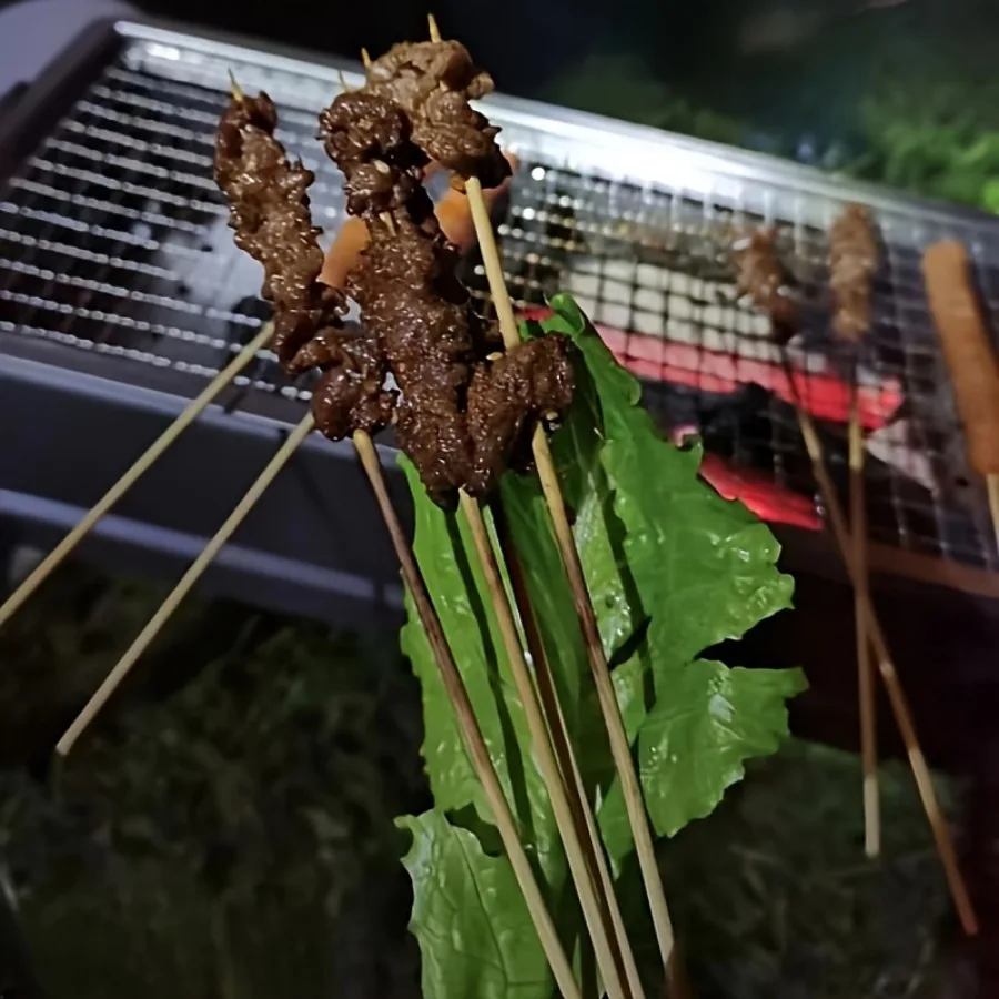 Портативная Сетка Для Гриля Барбекю С Охлаждающей Подставкой Уличная Кухонная