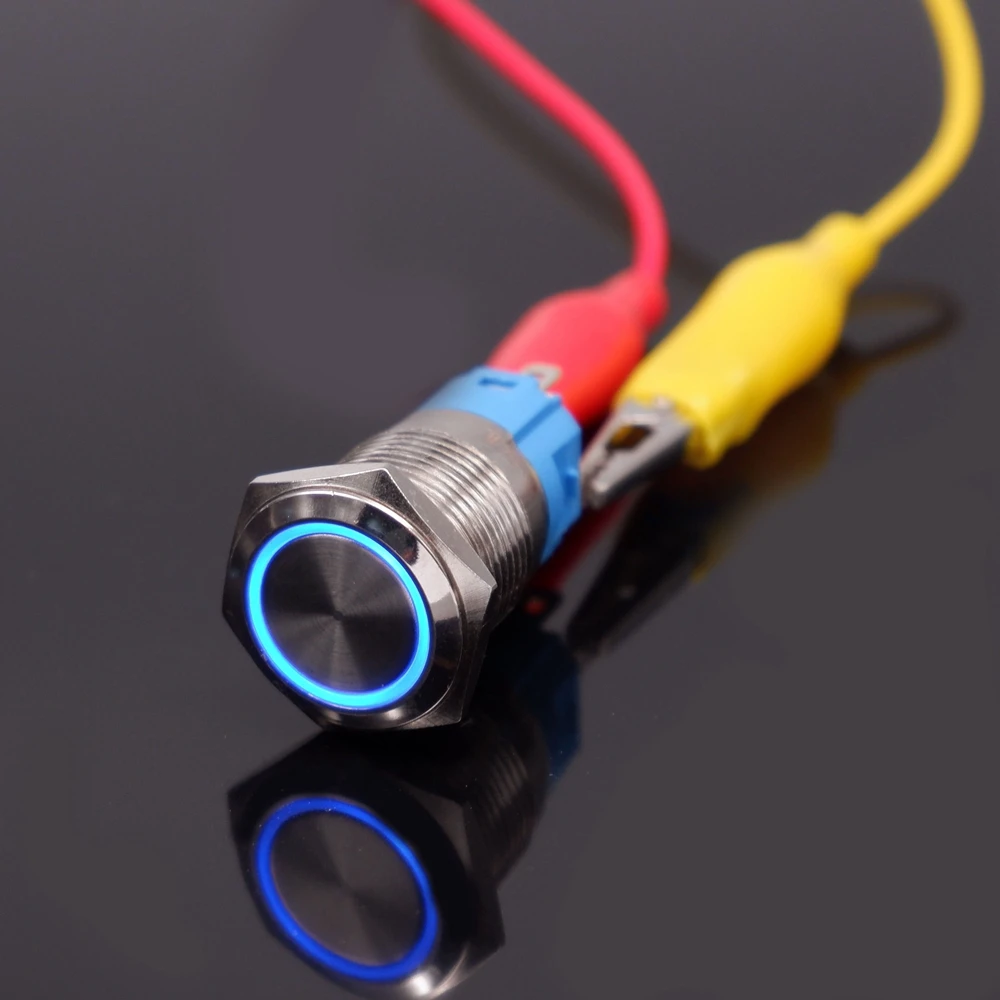 Металлический кнопочный переключатель питания PRONCH 19 мм