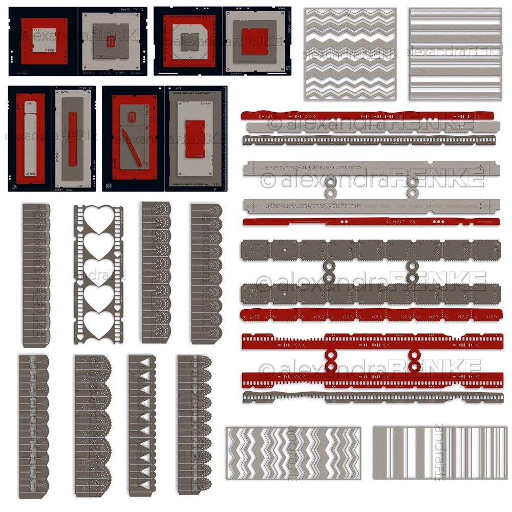 Технические металлические Вырубные штампы форма для вырезания различные рамки