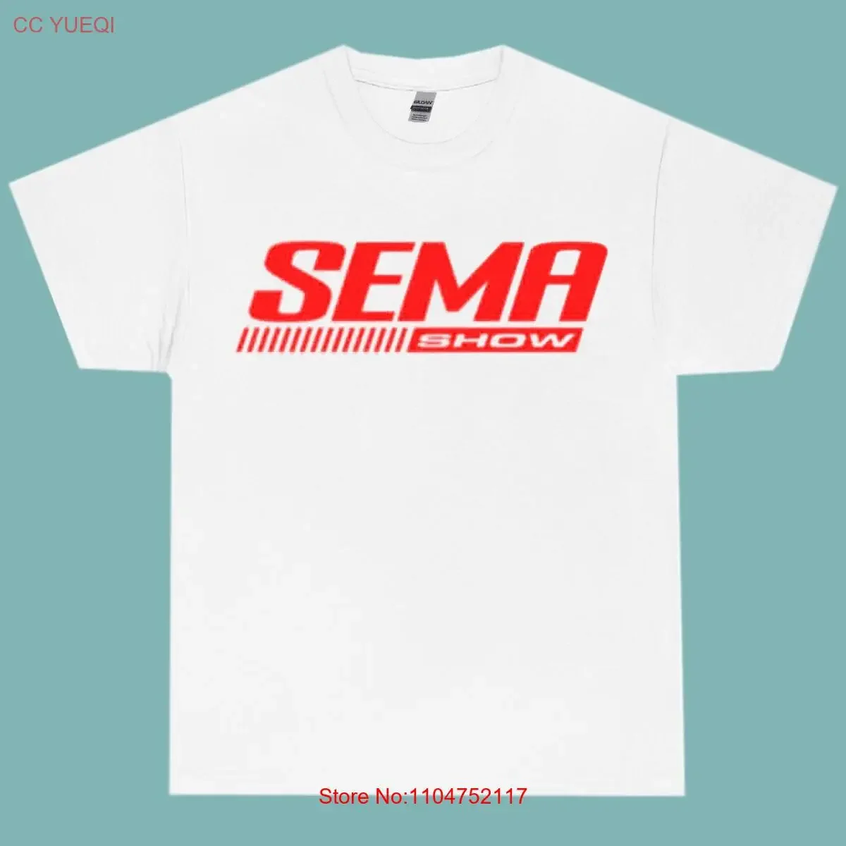 Фото Футболка Sema Show, новая футболка из плотного хлопка, США, размер S 5XL, винтажная, мягкая, повседневная, дышащая, эластичная, стильная, унисекс №1