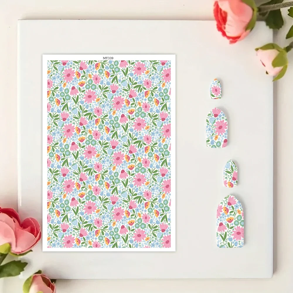 

Водорастворимые наклейки для росписи цветов