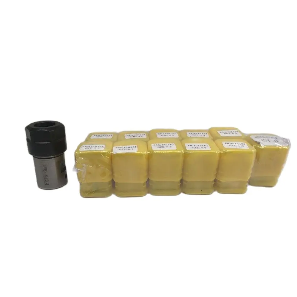 

11Pcs ER16 1 2 3 4 5 6 7 8 9 10 11Mm Hoge Precisie Voorjaar Spantang Met ER16 motor As Voor Graveermachine Draaibank Mill Tool