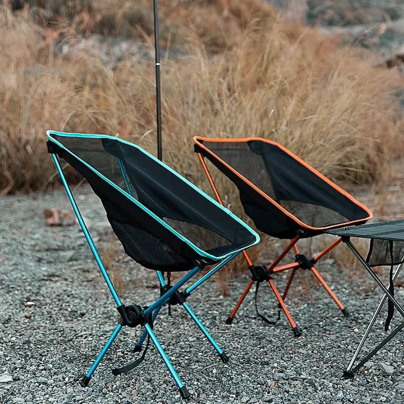 Купи Portable Camping Beach Chair Lightweight Folding Ultra Light Camping Backpack Chairs Portable Foldable Chair for Outdoor Fishing за 1,355 рублей в магазине AliExpress