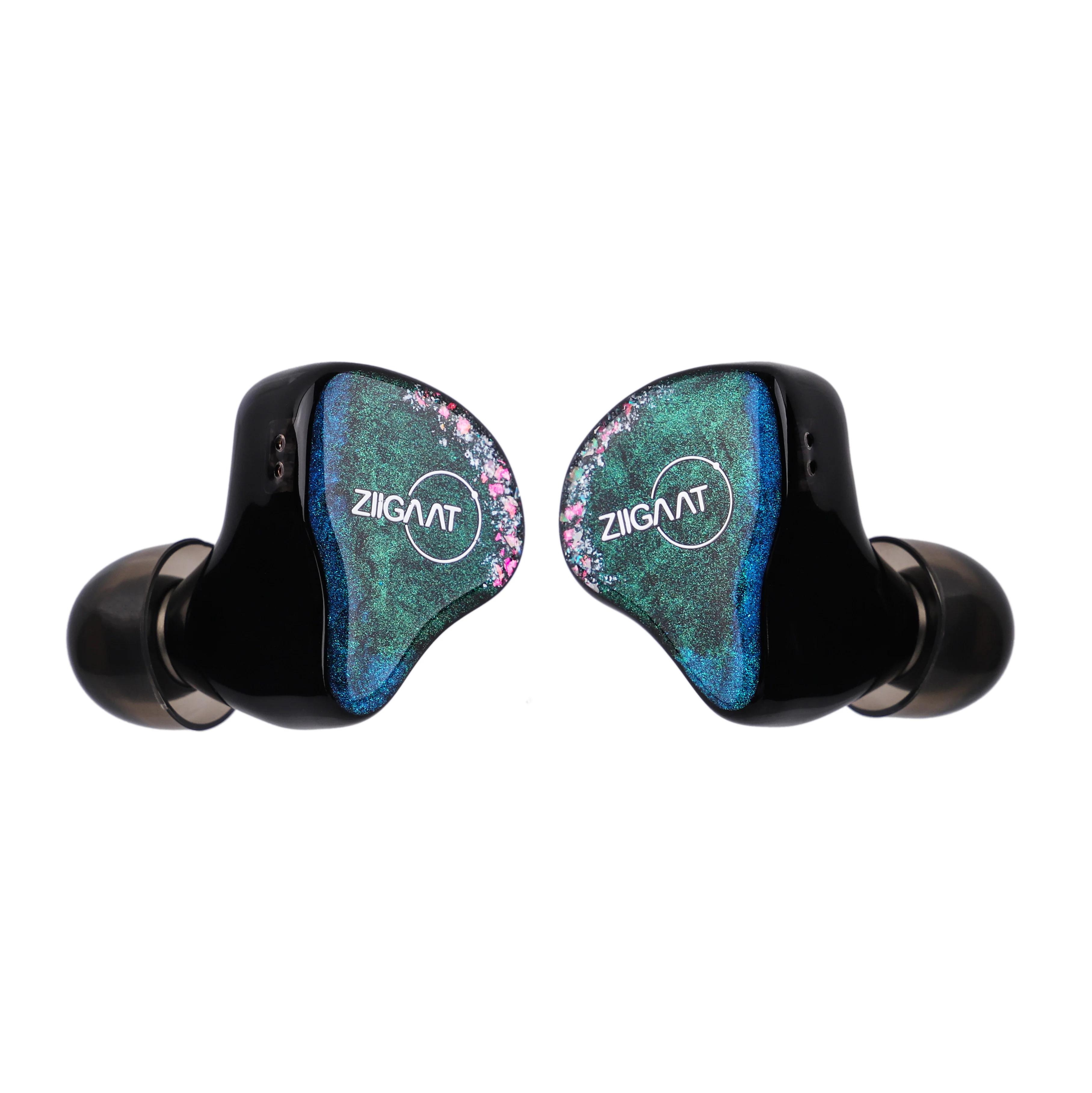 Фото Наушники Linsoul ZiiGaat Luna 6BA Studio IEM Monitor, изготовленные вручную, высококачественные Hi-Fi наушники со сменным 2-контактным кабелем №1