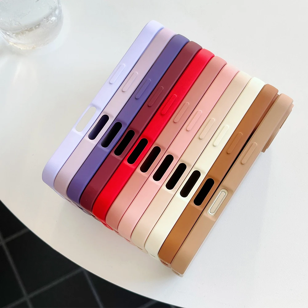 Жидкий силиконовый чехол Desert Titanium с тонким отверстием для iPhone 16 15 14 13 12 11 Pro Max Plus Mini