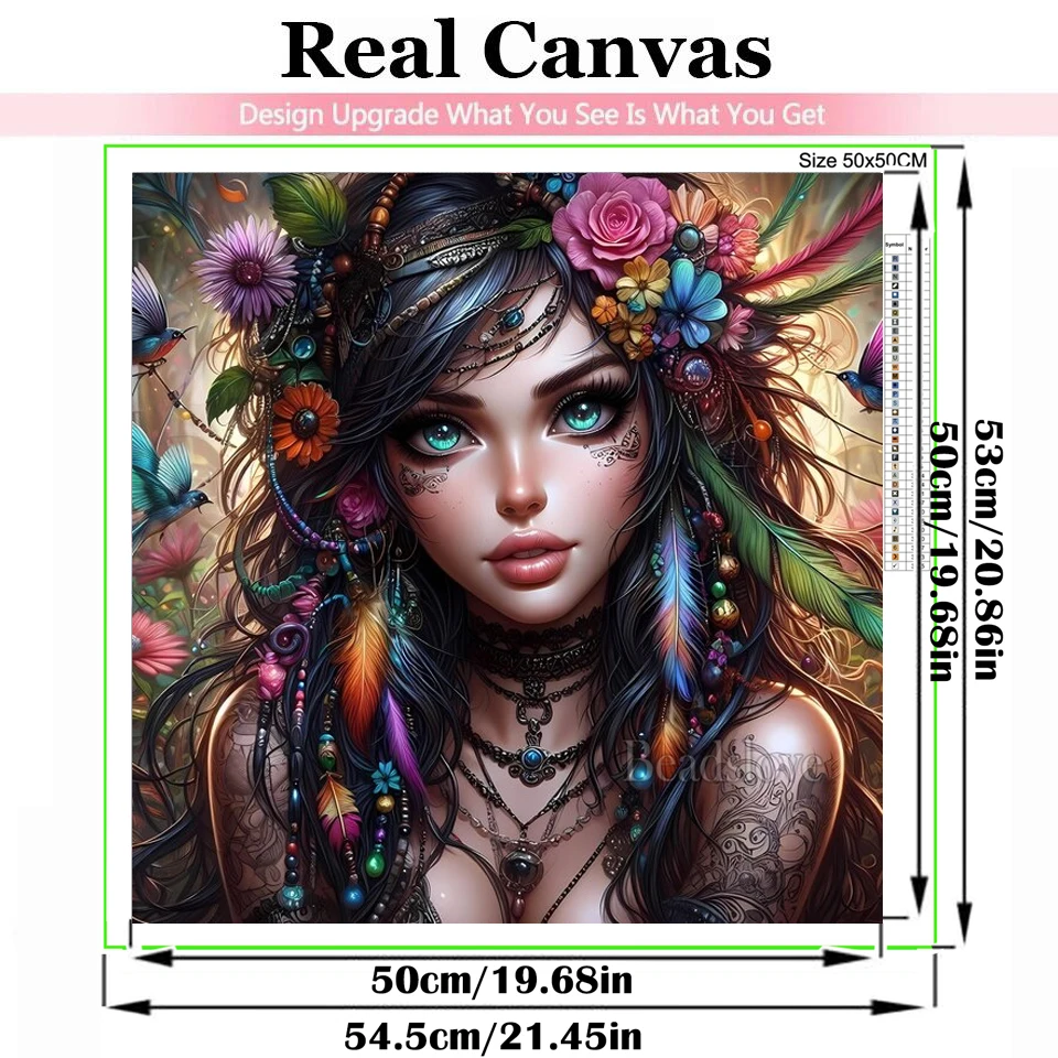 Алмазная живопись сделай сам новая коллекция 2024 красивая Привлекательная ведьма