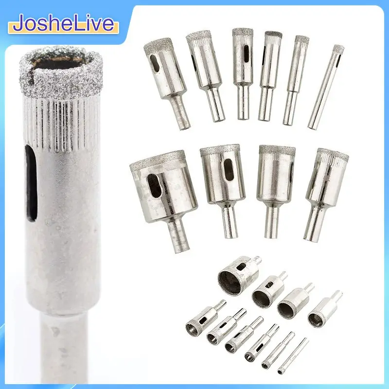 

10Pcs Drill Set 3-18mm Diamond Tool Drill Hole Opener For Glass Tile Ceramic Marble Drill Bit Hole Cutter Cutting Machine Drill