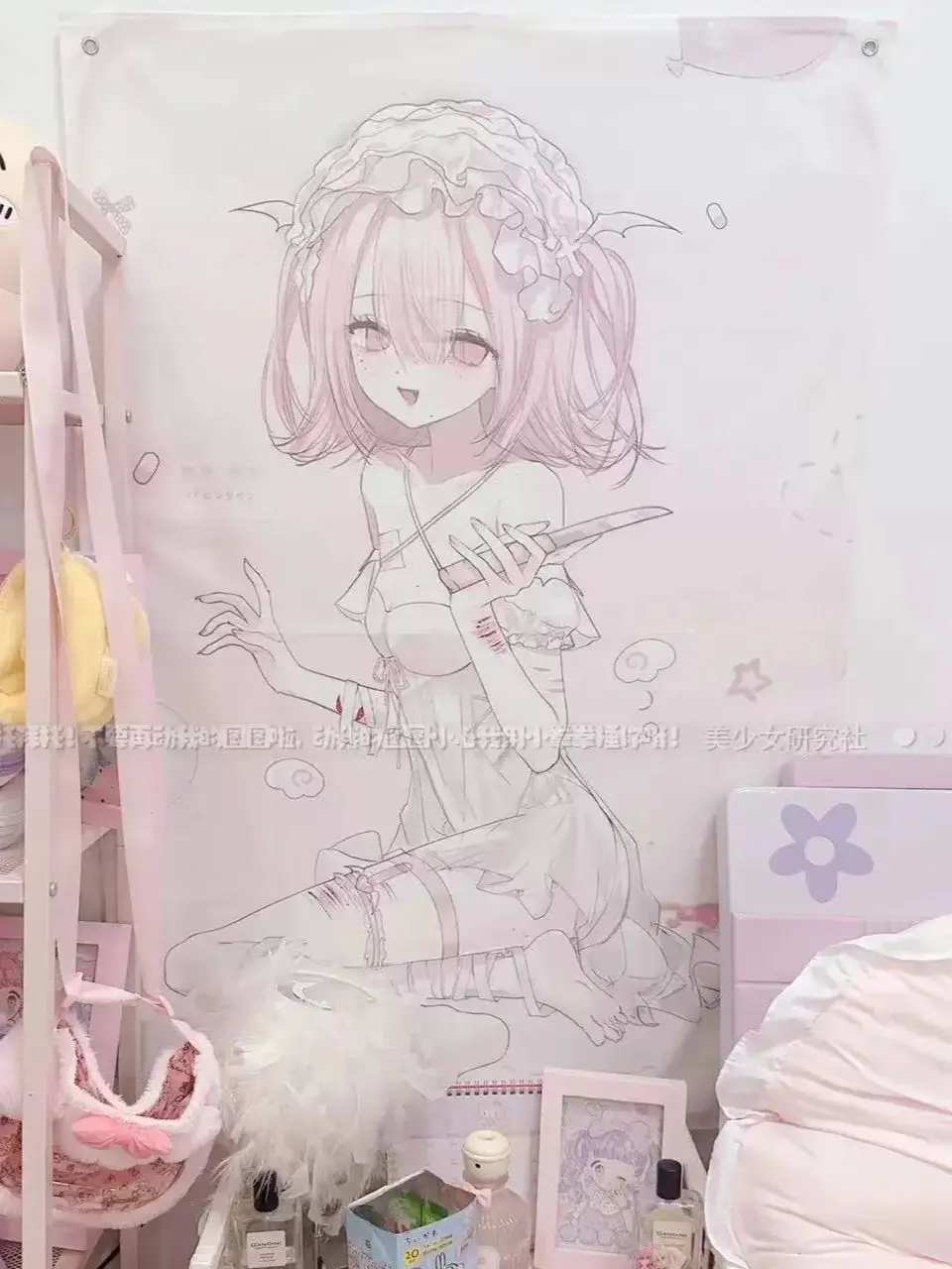 Аниме Nekoparas гобелен из полиэстера/хлопка 70x100 см