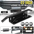 Передний бампер для номерного знака Bull Bar, кронштейн для крепления номерного знака, держатель для лампы для внедорожника, Универсальный светильник ильник для внедорожника