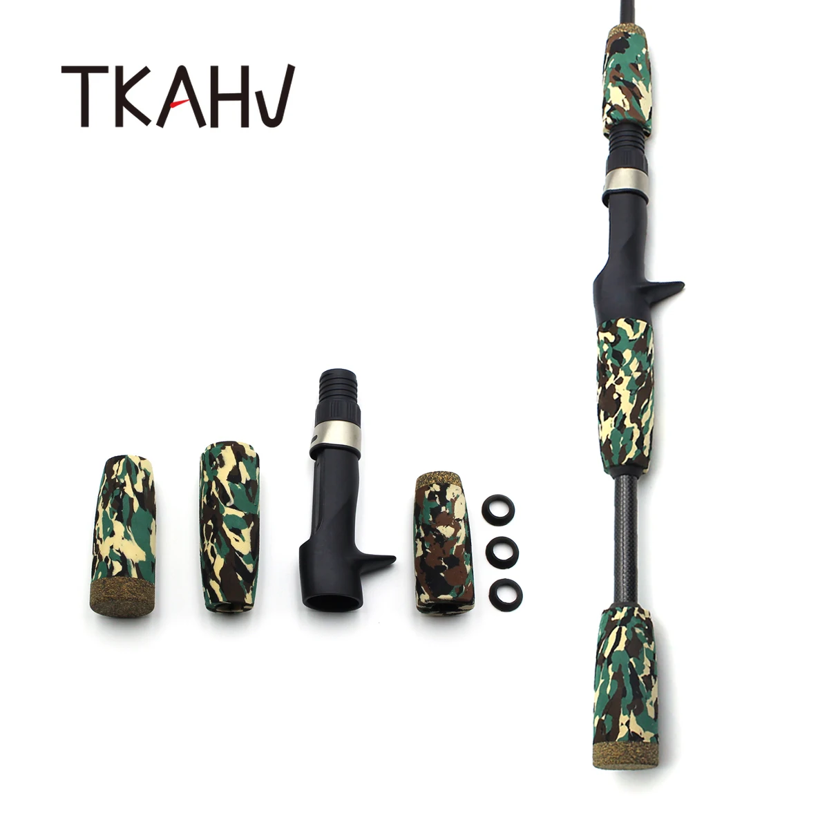 Зеленые камуфляжные строительные ручки TKAHV из ЭВА 16 # TCS аналогичные