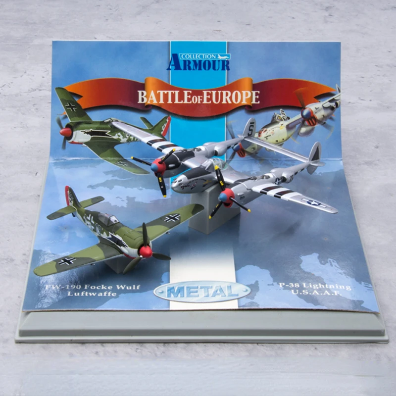 

Armour 1:100 P38 FW190 звезда второй мировой войны ограниченный сплав статический фотоэлемент подарок