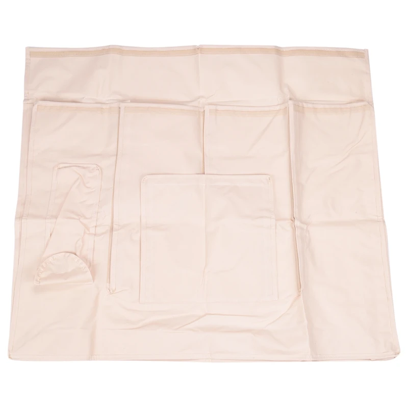 На русский язык данное название товара переводится следующим образом: Защитный чехол для наружного телевизора бежевого цвета, универсальный и водонепроницаемый, для экранов ЖК, LED и плазменных телевизоров. Со встроенным дном и пультом.